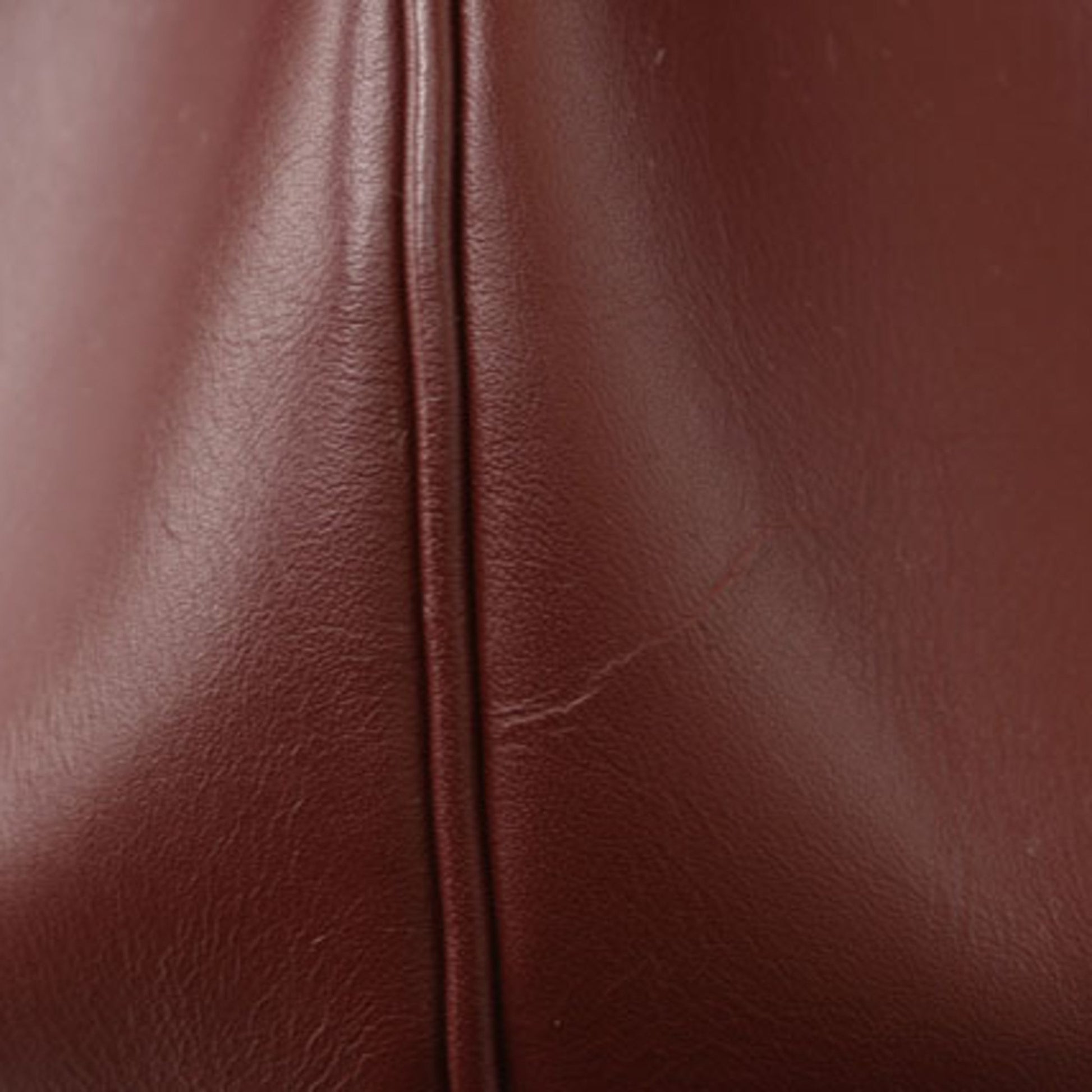 Cartier Must de Cartier, Burgundy, Leather, shoulder