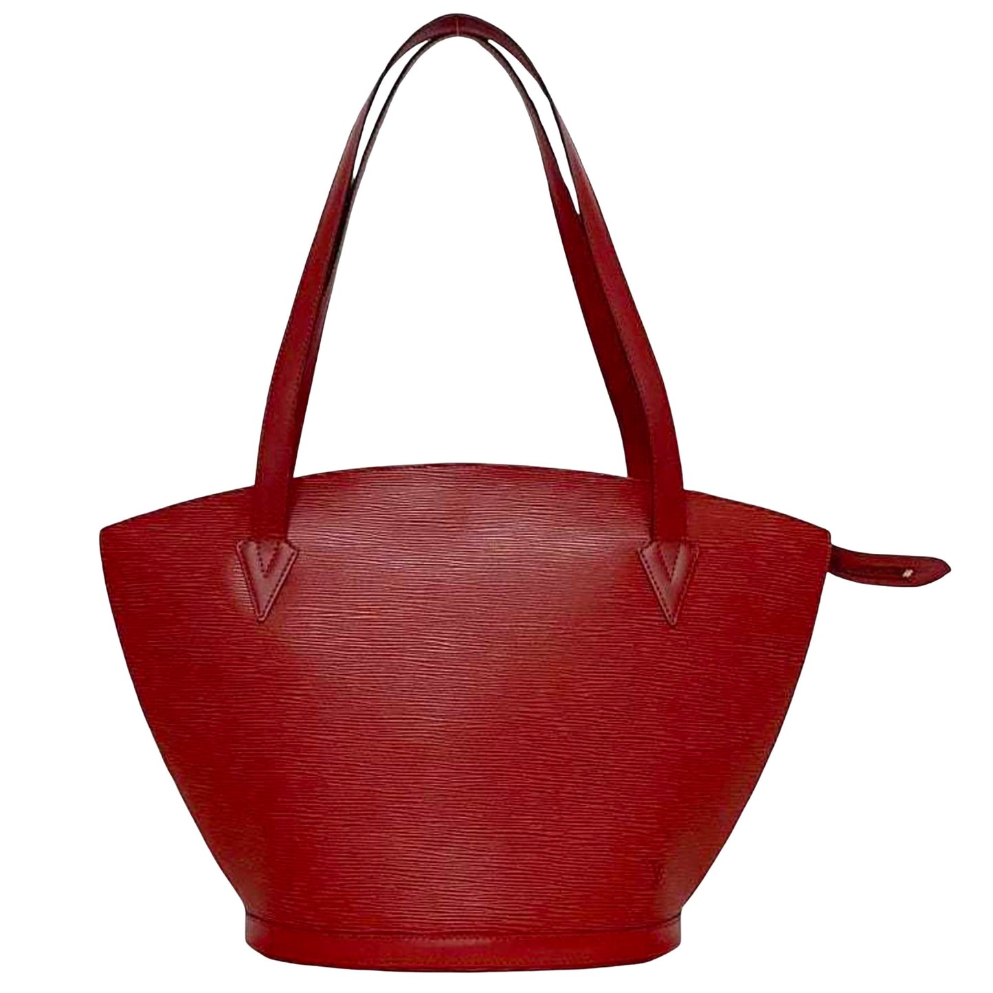 Louis Vuitton Saint Jacques, Red, Leather, tote