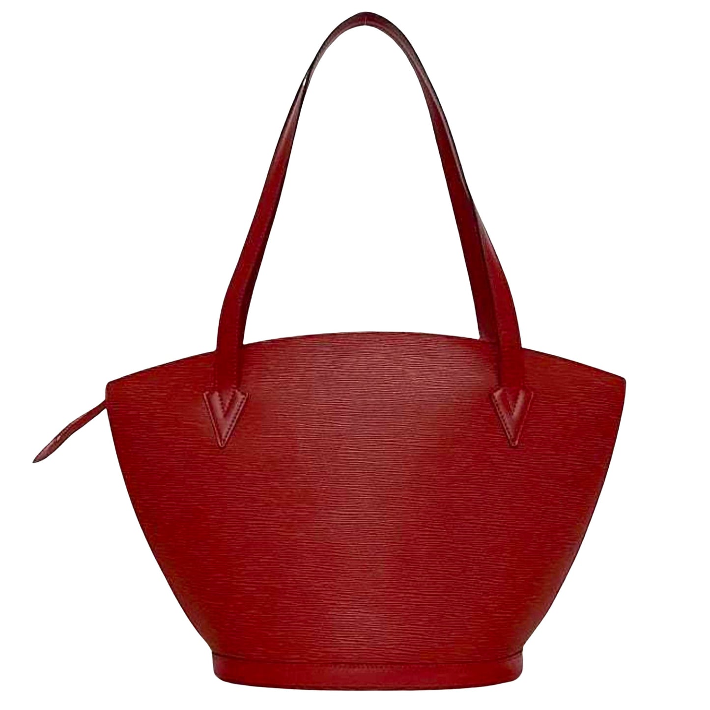 Louis Vuitton Saint Jacques, Red, Leather, tote