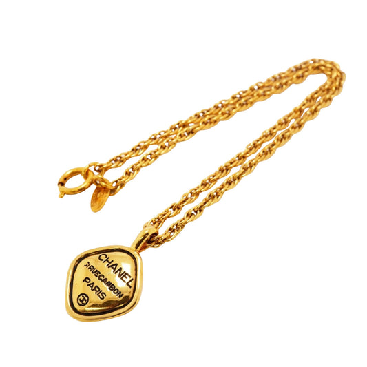 Chanel, Gold, Gold Plated, necklace