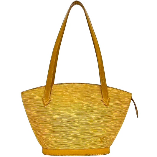 Louis Vuitton Saint Jacques, Yellow, Leather, tote
