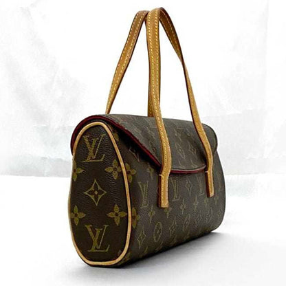 Louis Vuitton Sonatine, Brown, Canvas, handbag