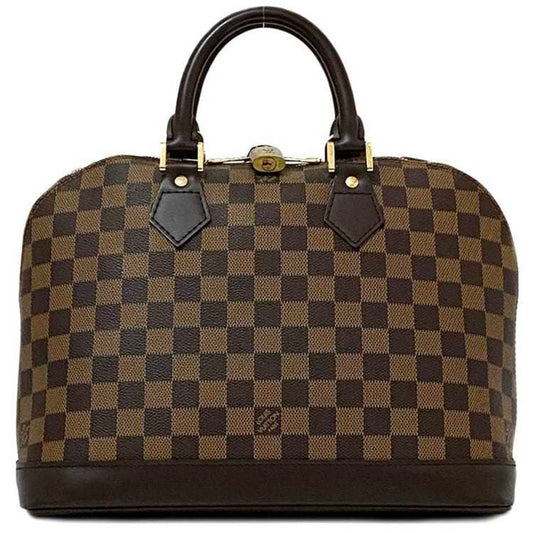 Louis Vuitton Alma, Brown, Canvas, handbag