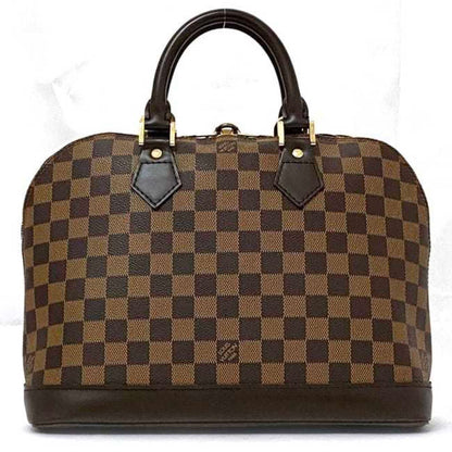 Louis Vuitton Alma, Brown, Canvas, handbag