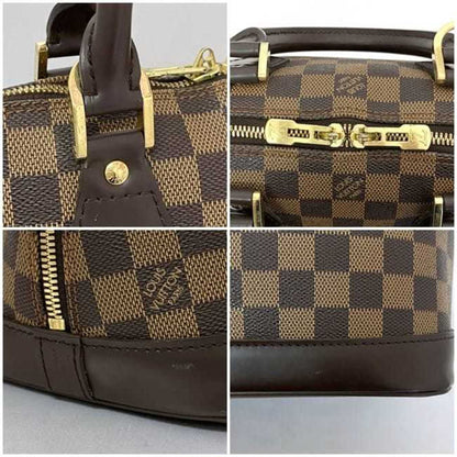 Louis Vuitton Alma, Brown, Canvas, handbag