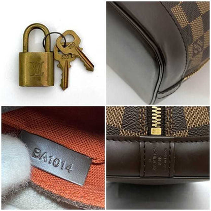 Louis Vuitton Alma, Brown, Canvas, handbag