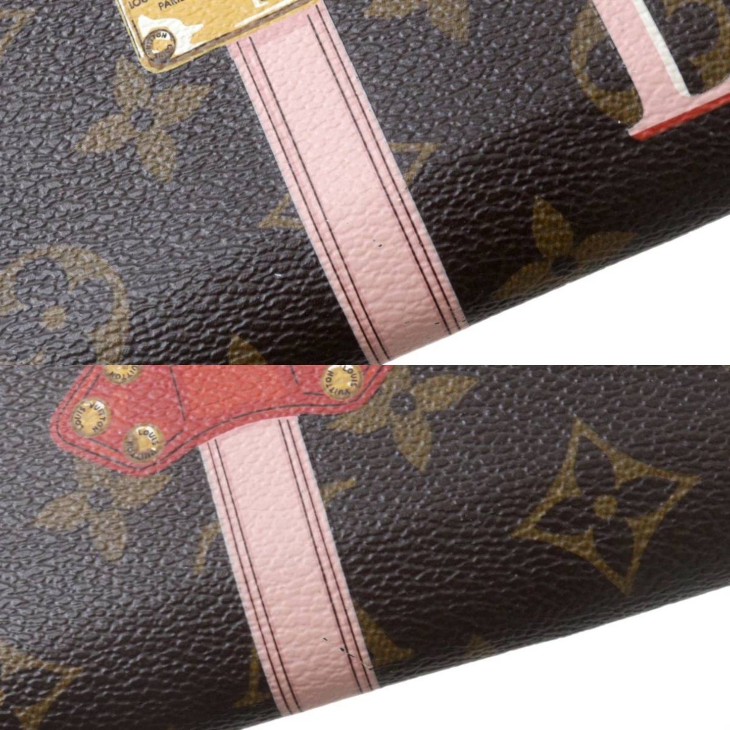 Louis Vuitton Portefeuille zippy, Brown, Canvas, wallet