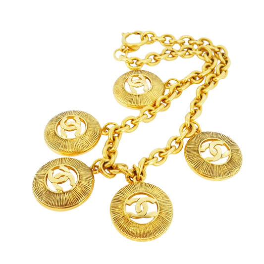 Chanel Coco Mark, Gold, Gold Plated, necklace