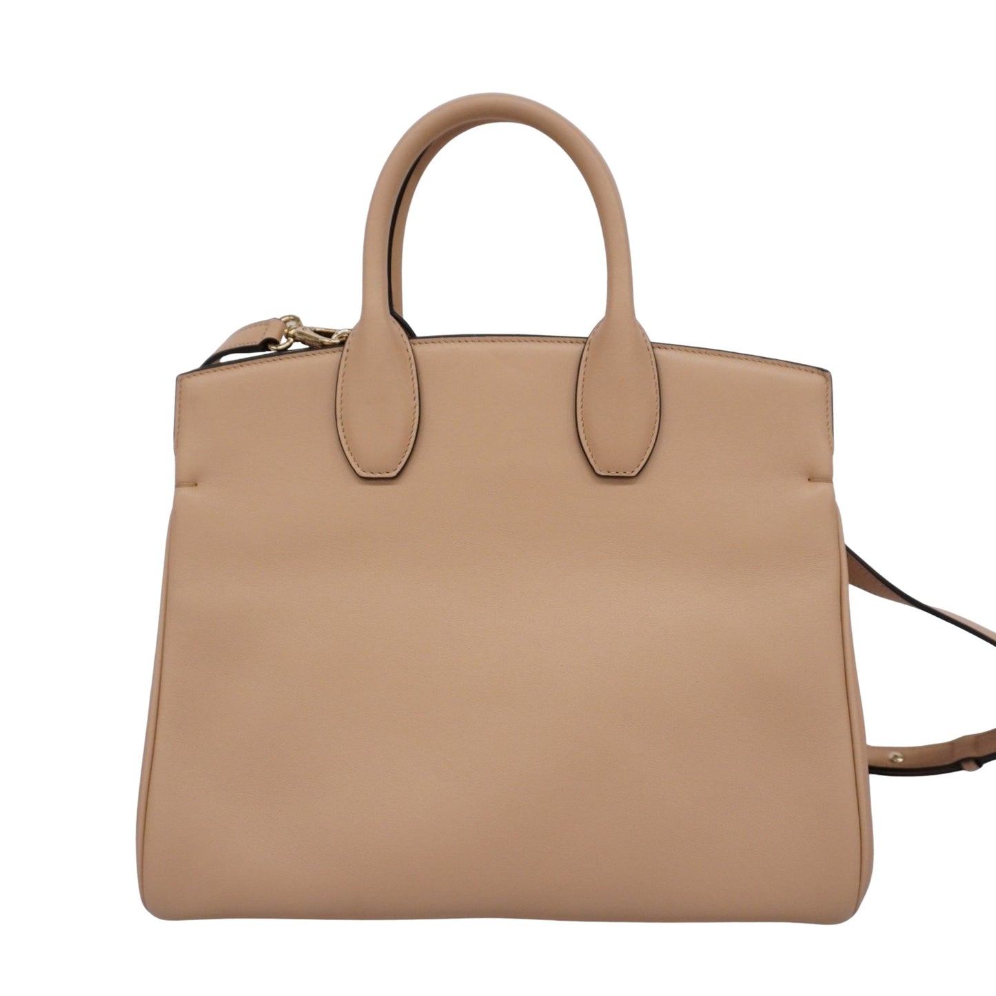 Salvatore Ferragamo Studio, Beige, Leather, handbag