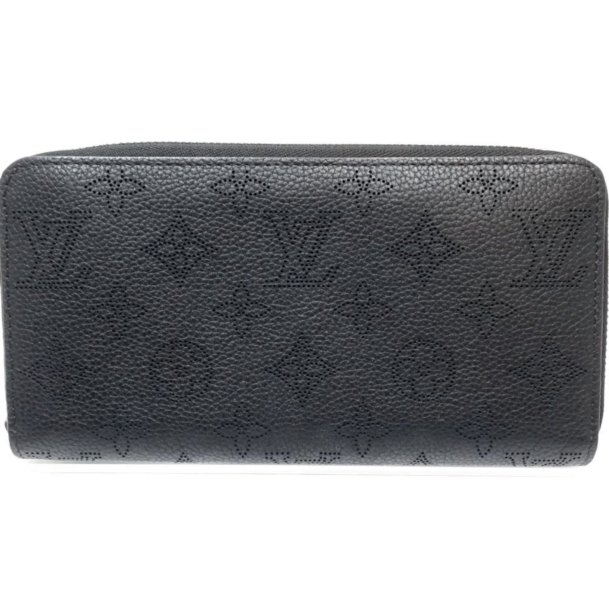 Louis Vuitton Portefeuille zippy, Black, Leather, wallet