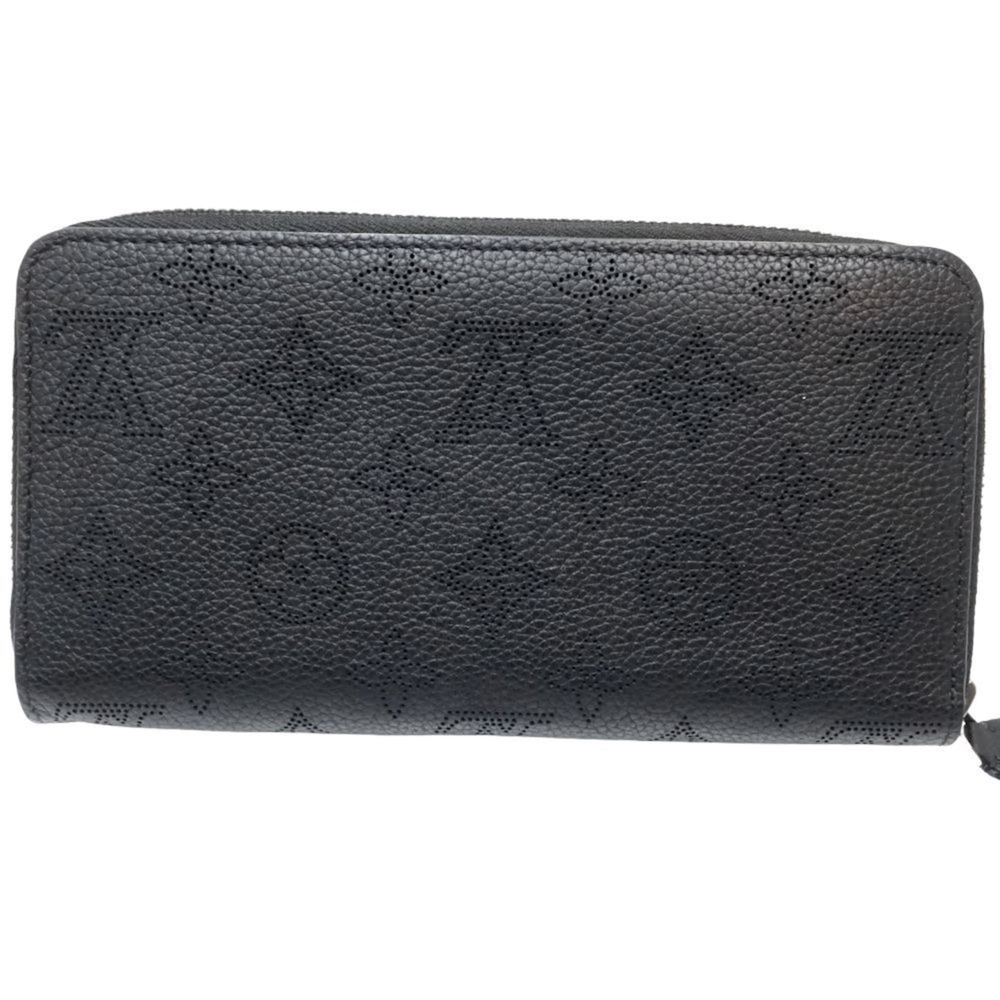 Louis Vuitton Portefeuille zippy, Black, Leather, wallet