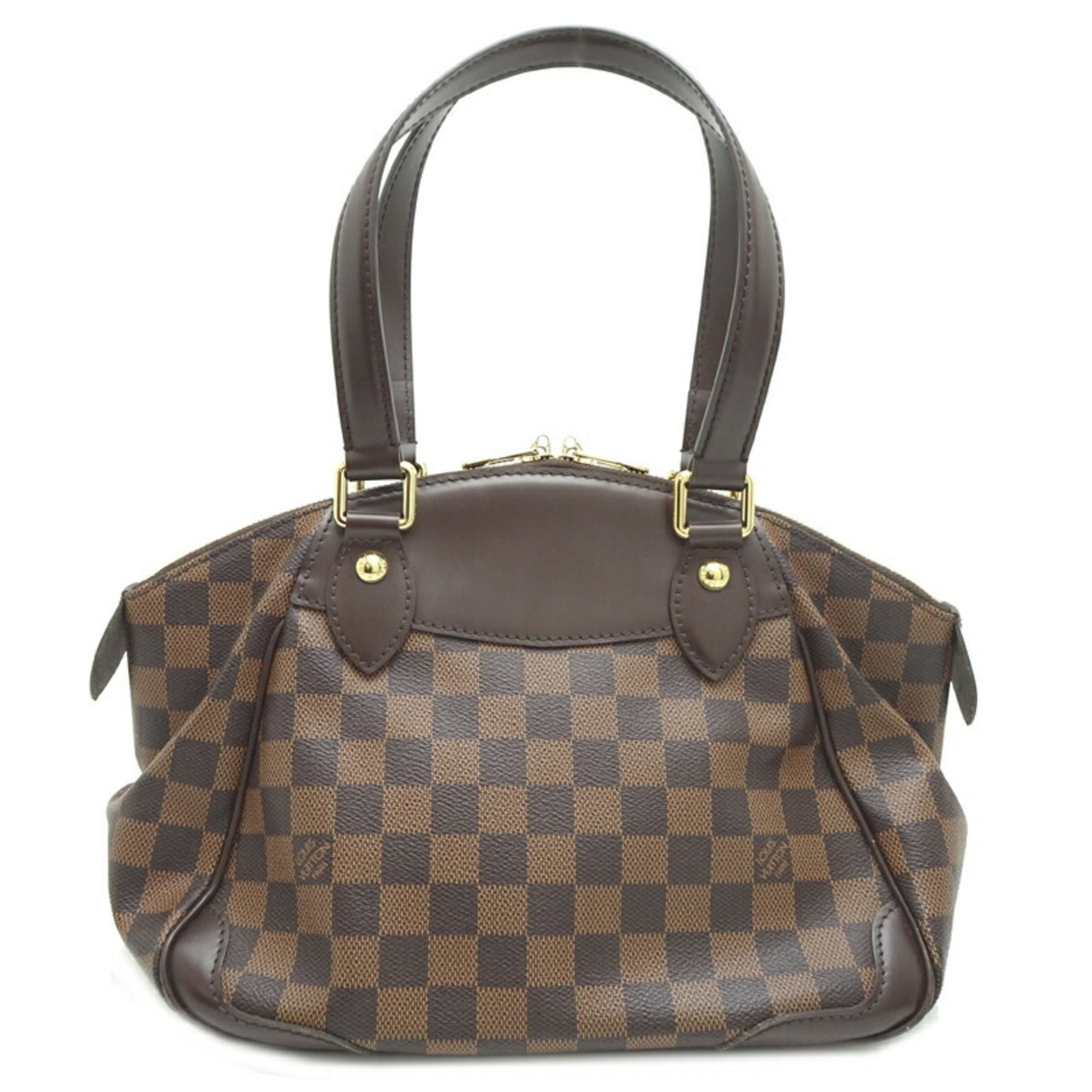 Louis Vuitton Verona, Brown, Canvas, handbag