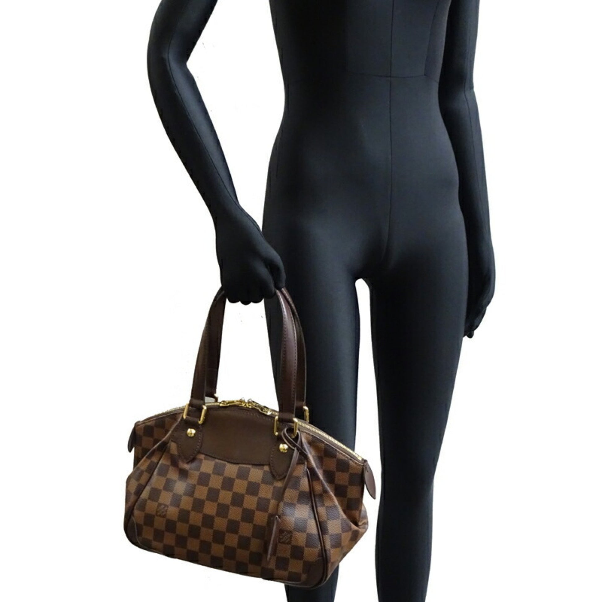 Louis Vuitton Verona, Brown, Canvas, handbag