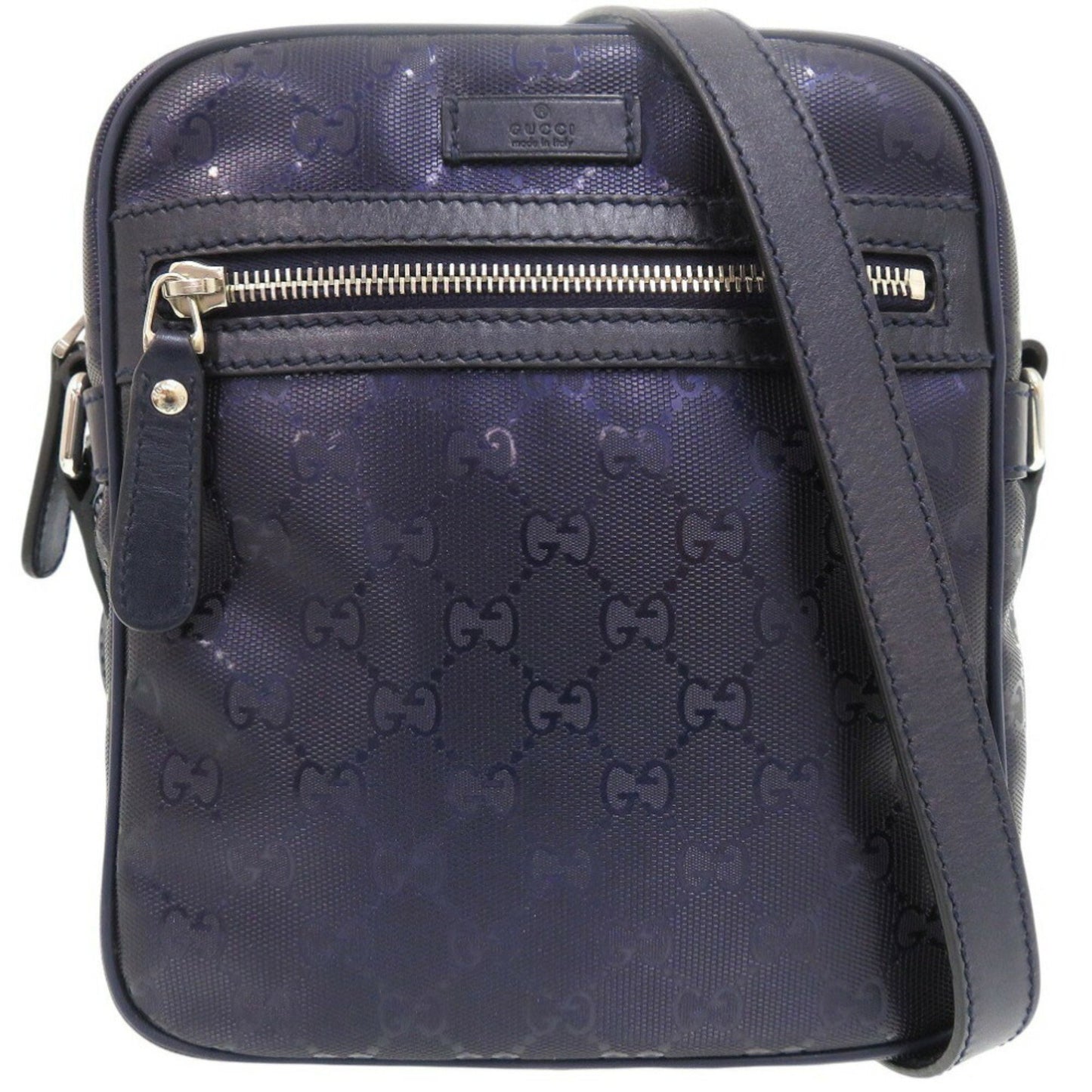Gucci, Purple, Canvas, shoulder