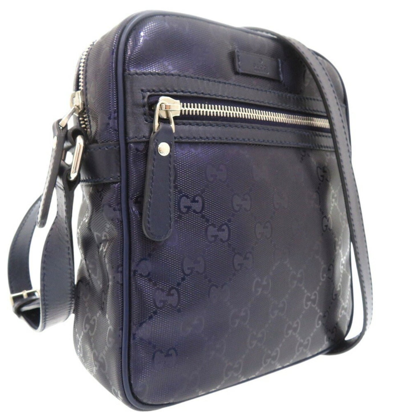 Gucci, Purple, Canvas, shoulder