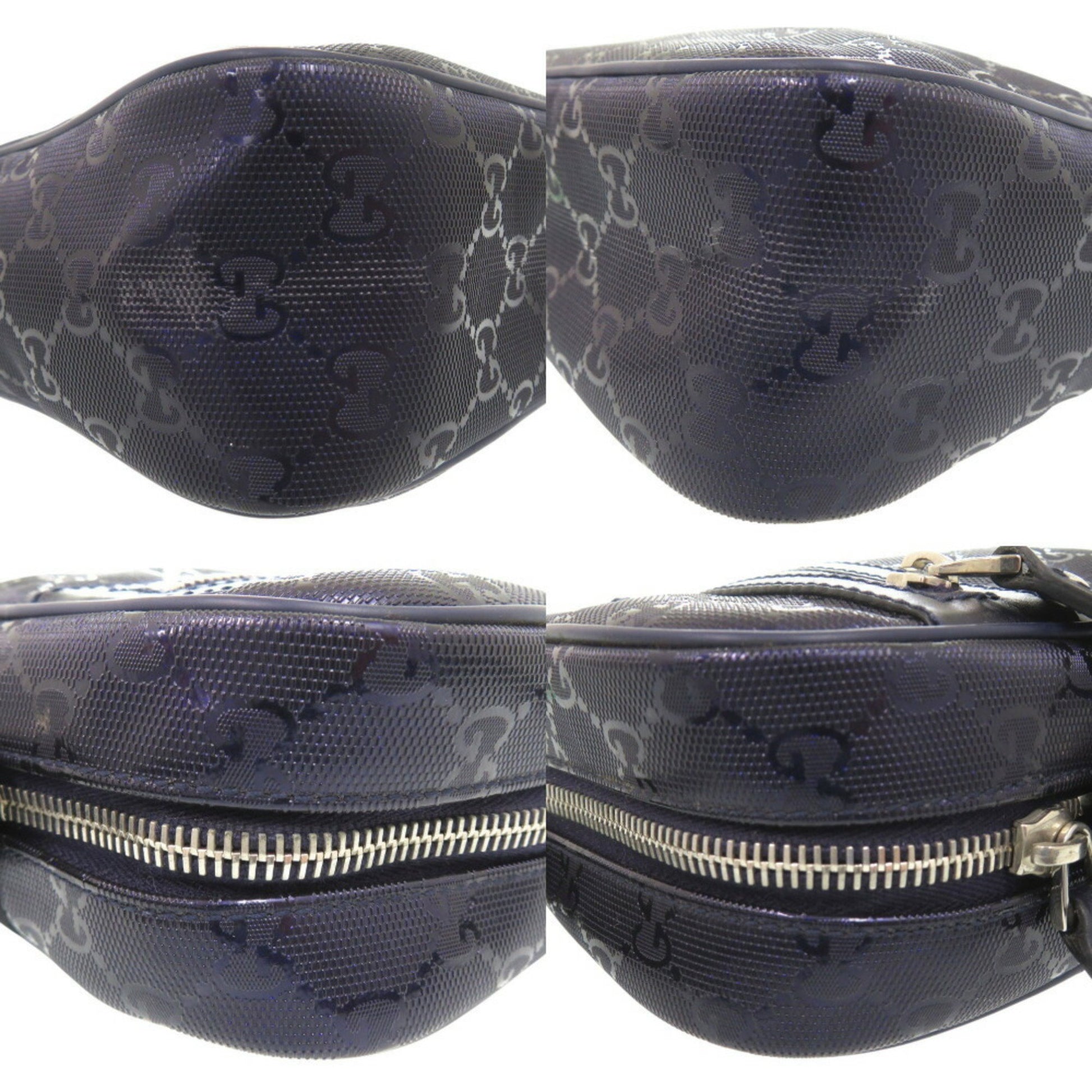 Gucci, Purple, Canvas, shoulder