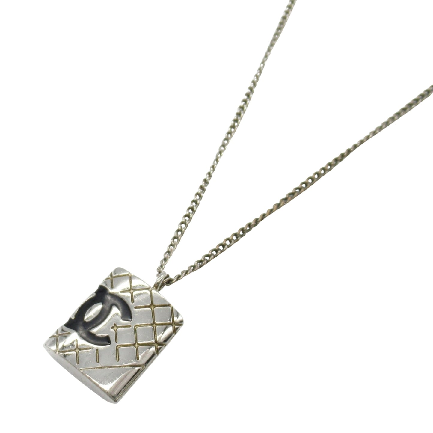 Chanel Cambon, Silver, Metal, necklace