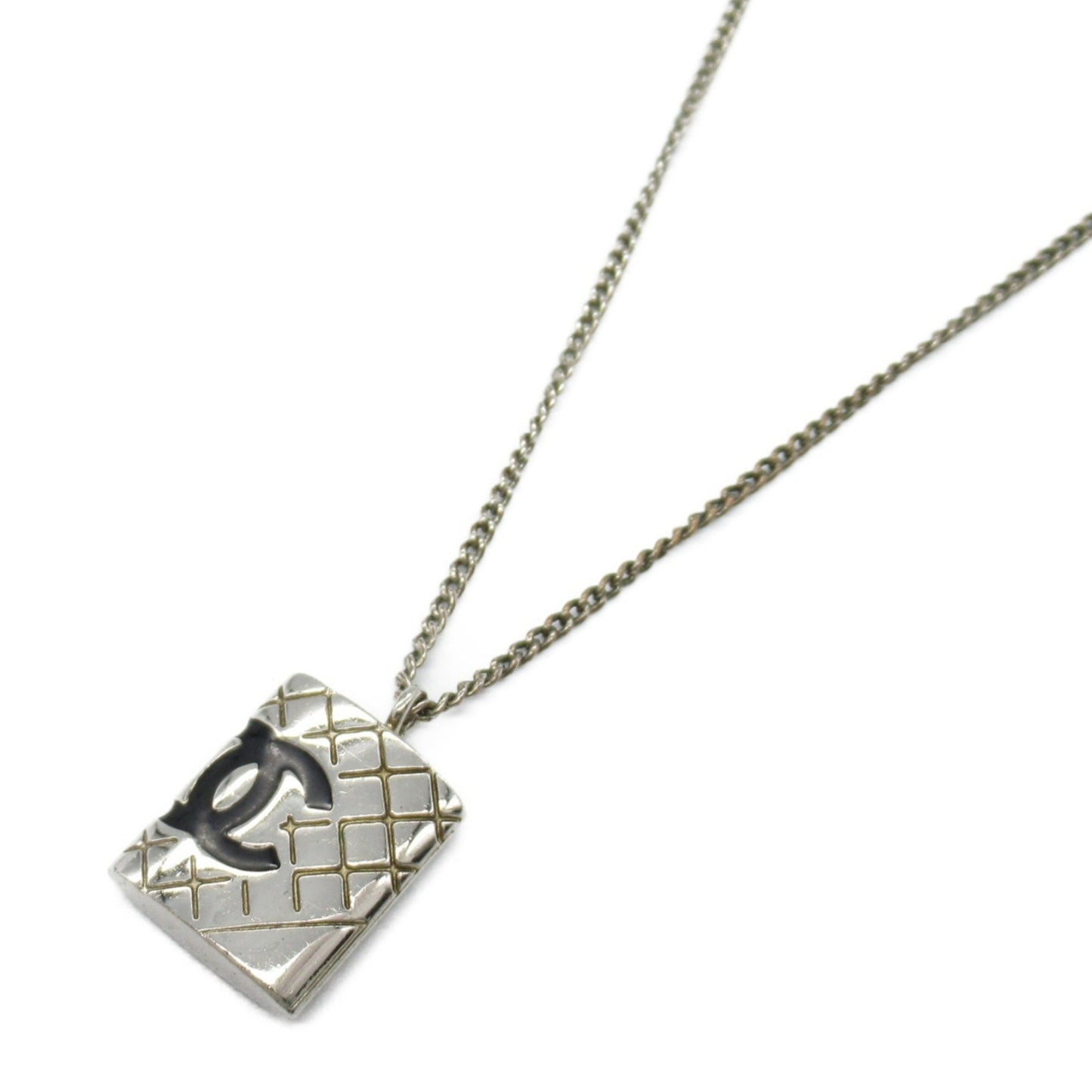 Chanel Cambon, Silver, Metal, necklace