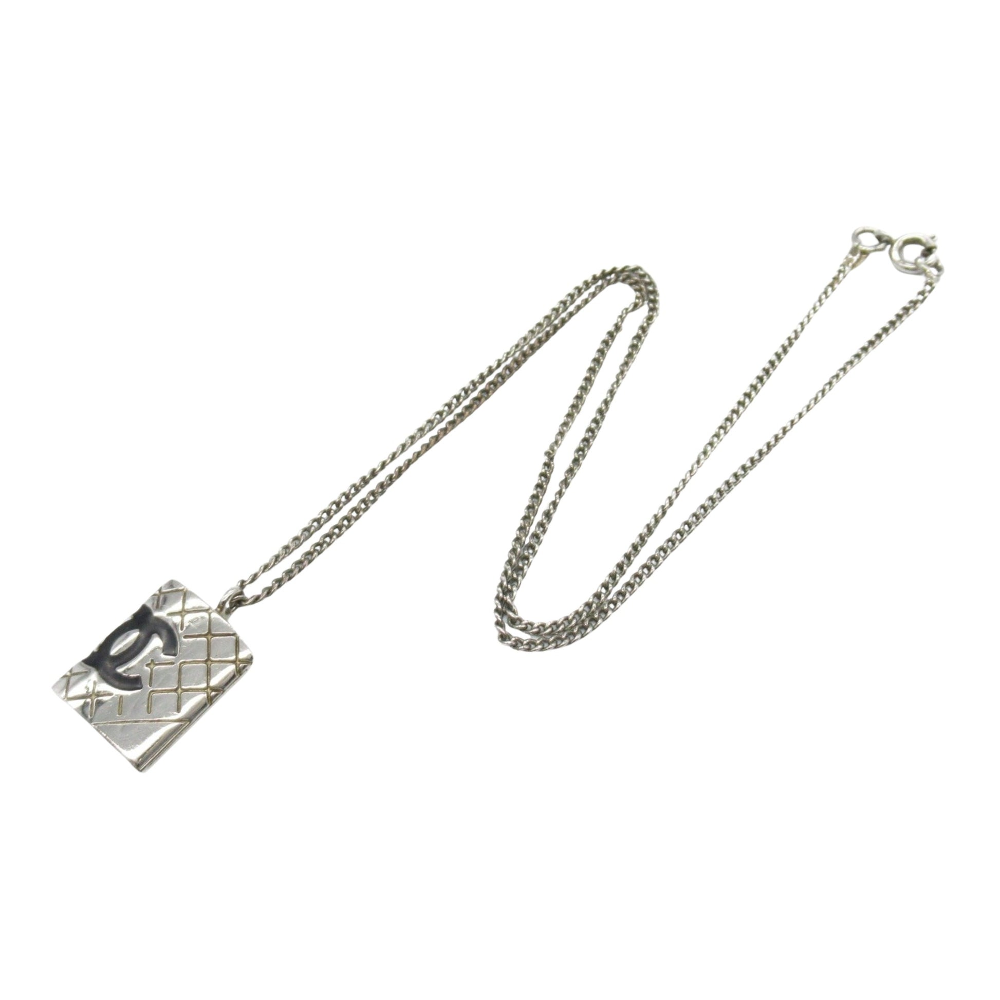 Chanel Cambon, Silver, Metal, necklace