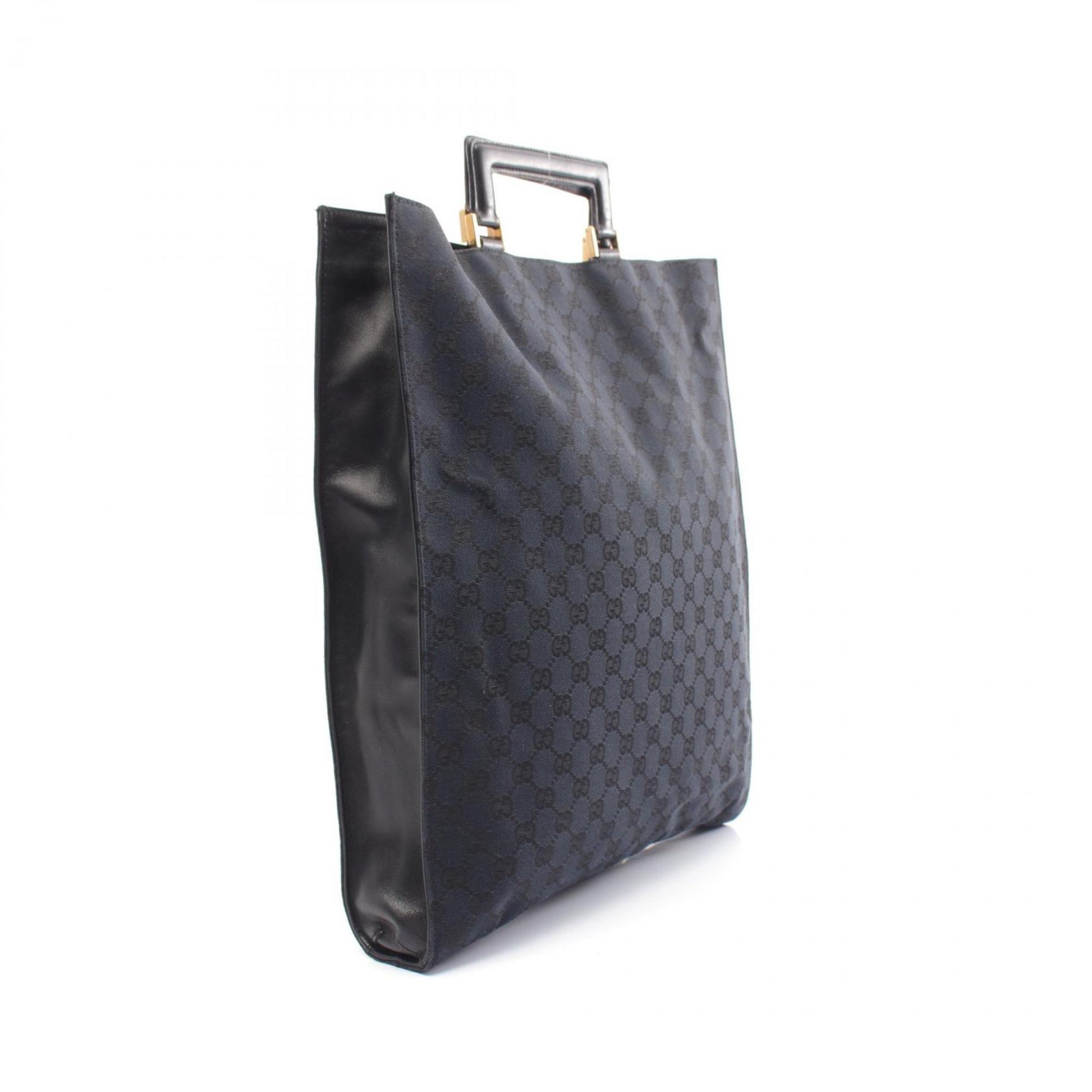 Gucci GG canvas, Black, Canvas, tote