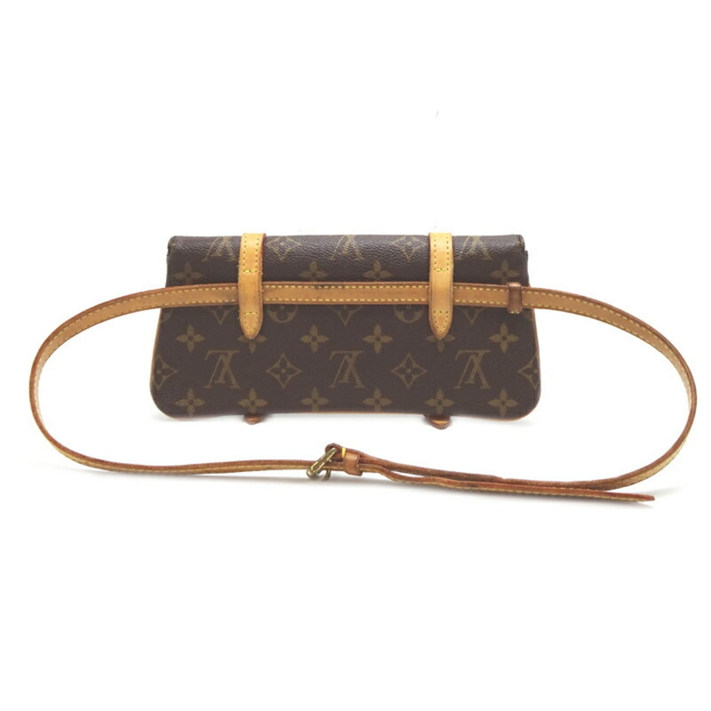 Louis Vuitton Marelle, Brown, Canvas, clutch