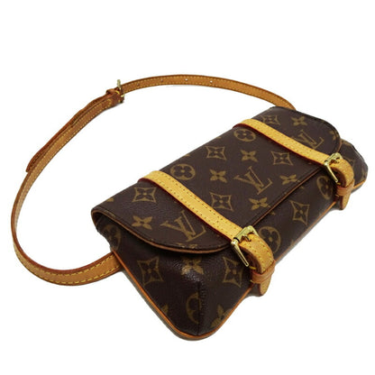 Louis Vuitton Marelle, Brown, Canvas, clutch