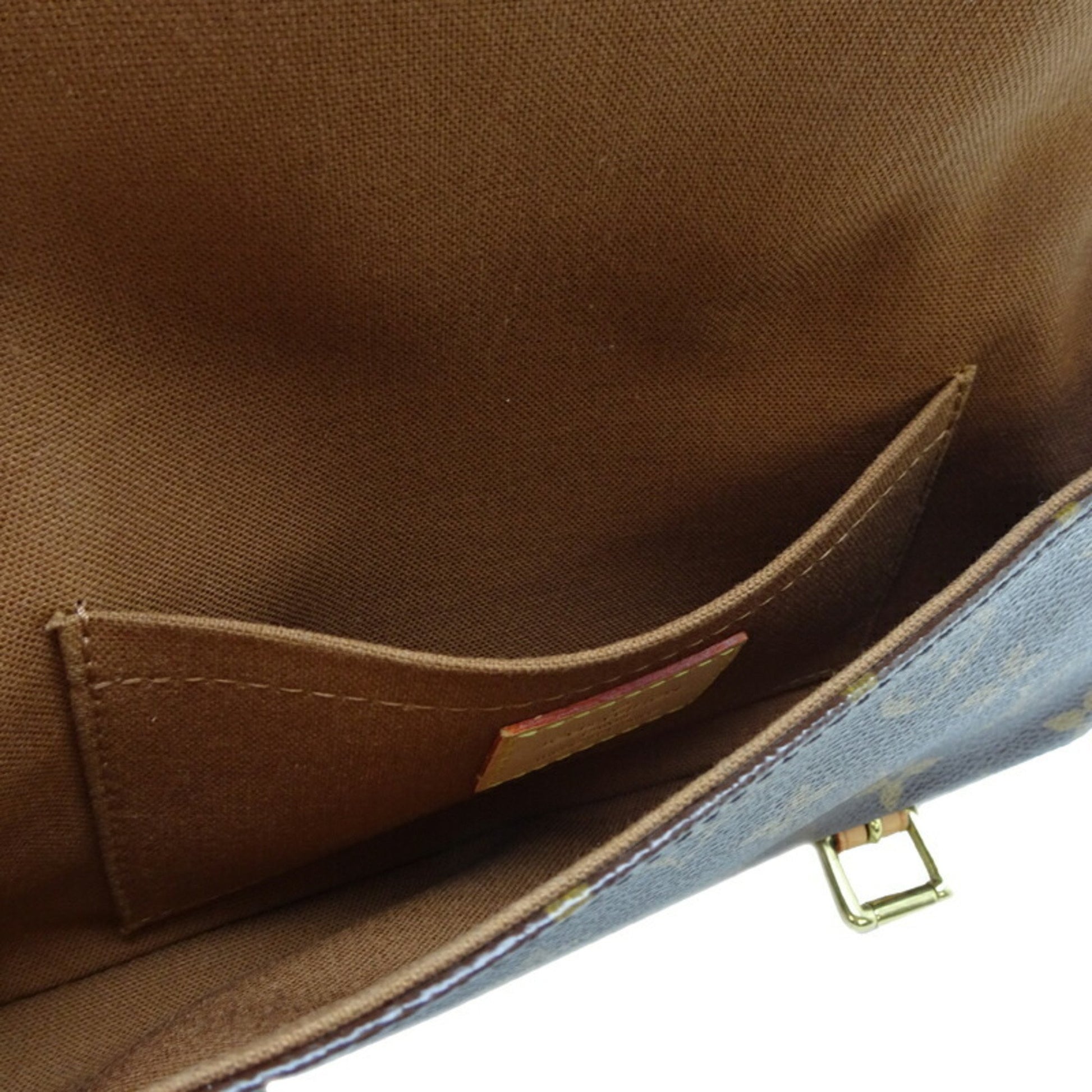 Louis Vuitton Marelle, Brown, Canvas, clutch