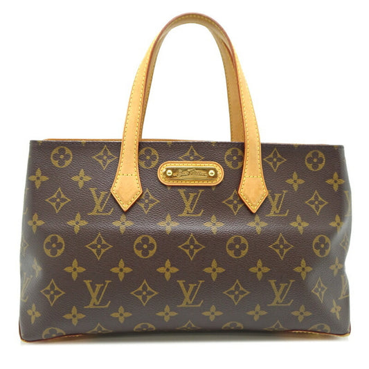 Louis Vuitton Wilshire, Brown, Canvas, handbag