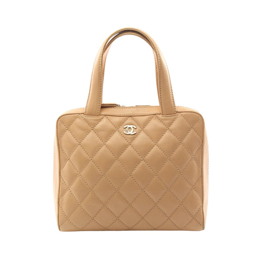 Chanel, Beige, Leather, handbag