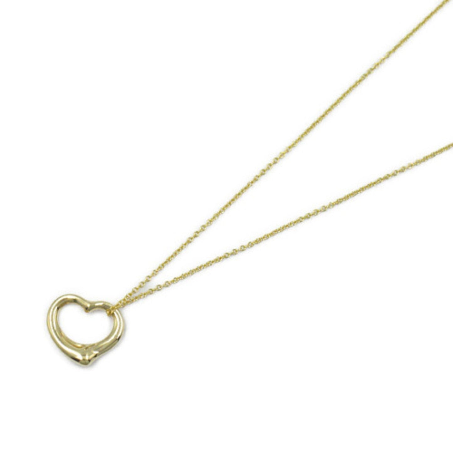 Tiffany & Co Open Heart, Gold, Yellow Gold, necklace