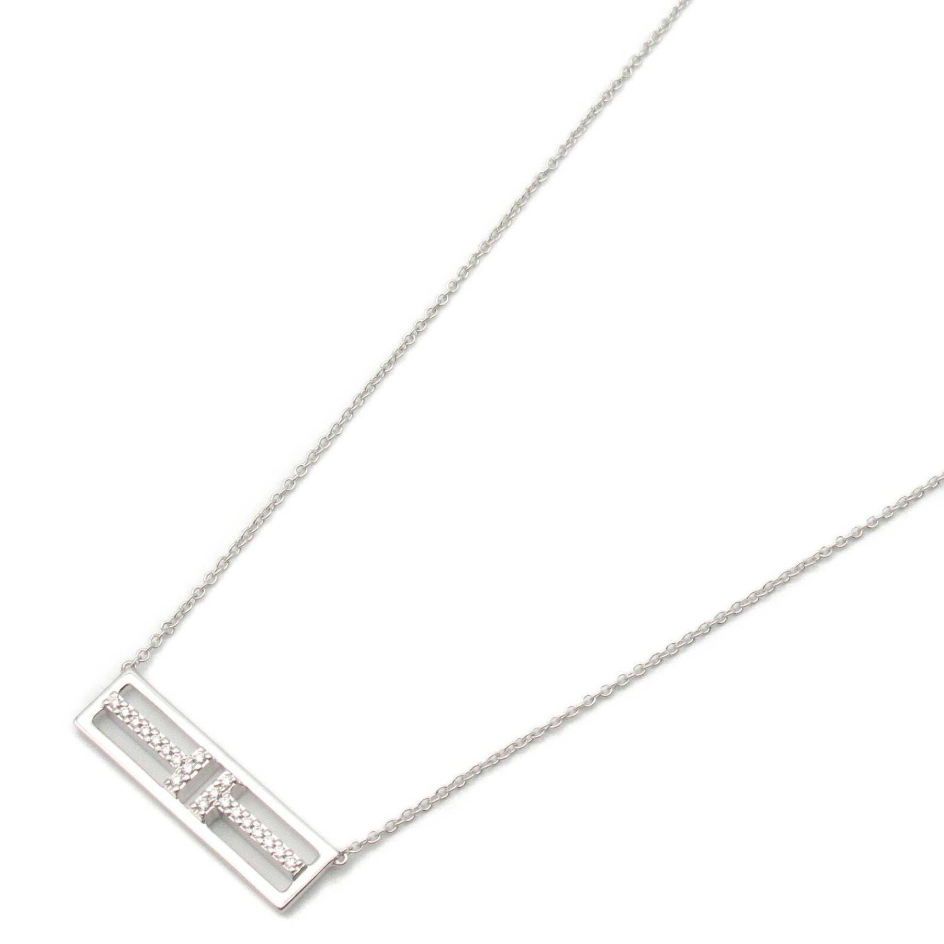 Tiffany & Co T wire, Silver, White Gold, necklace