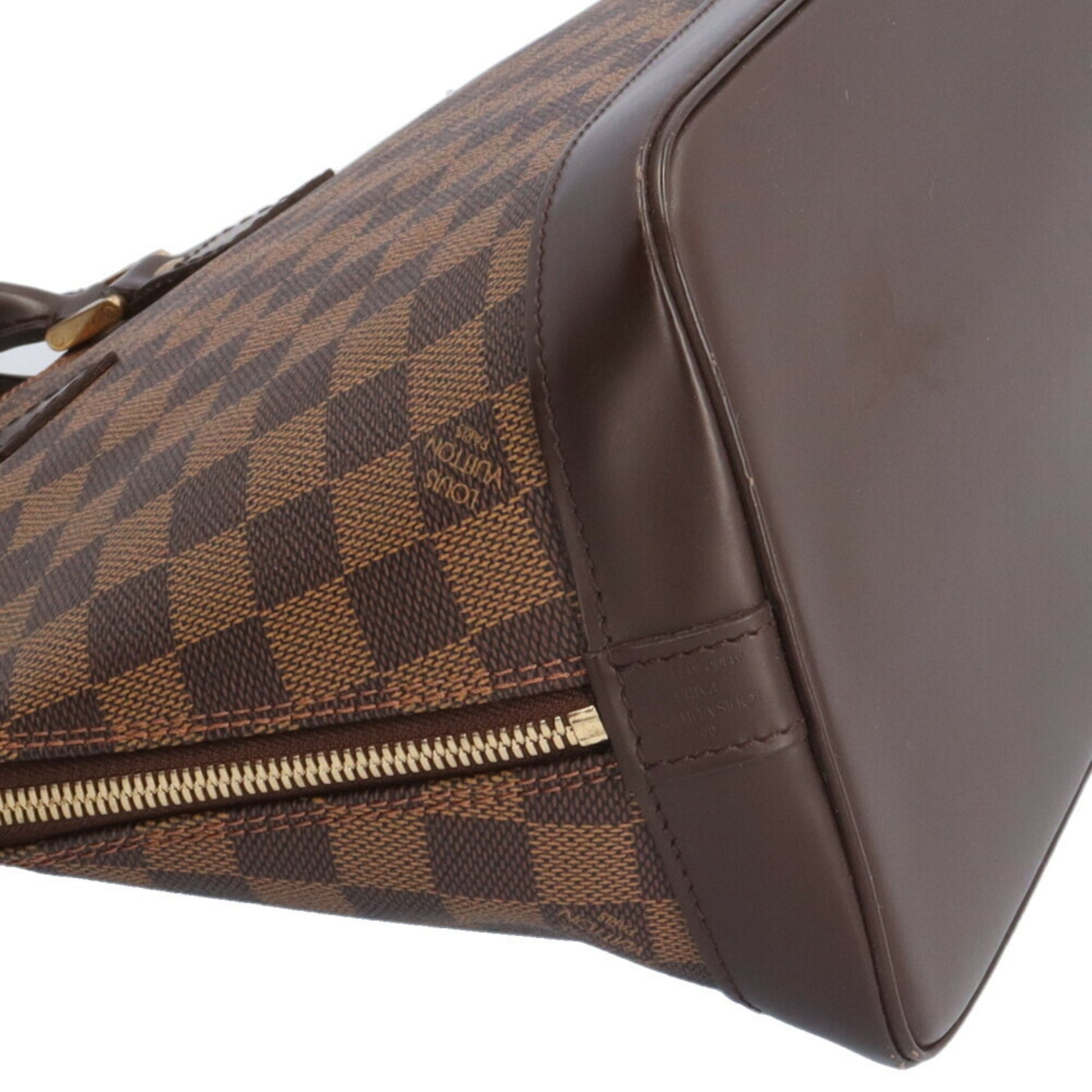 Louis Vuitton Alma, Brown, Canvas, handbag
