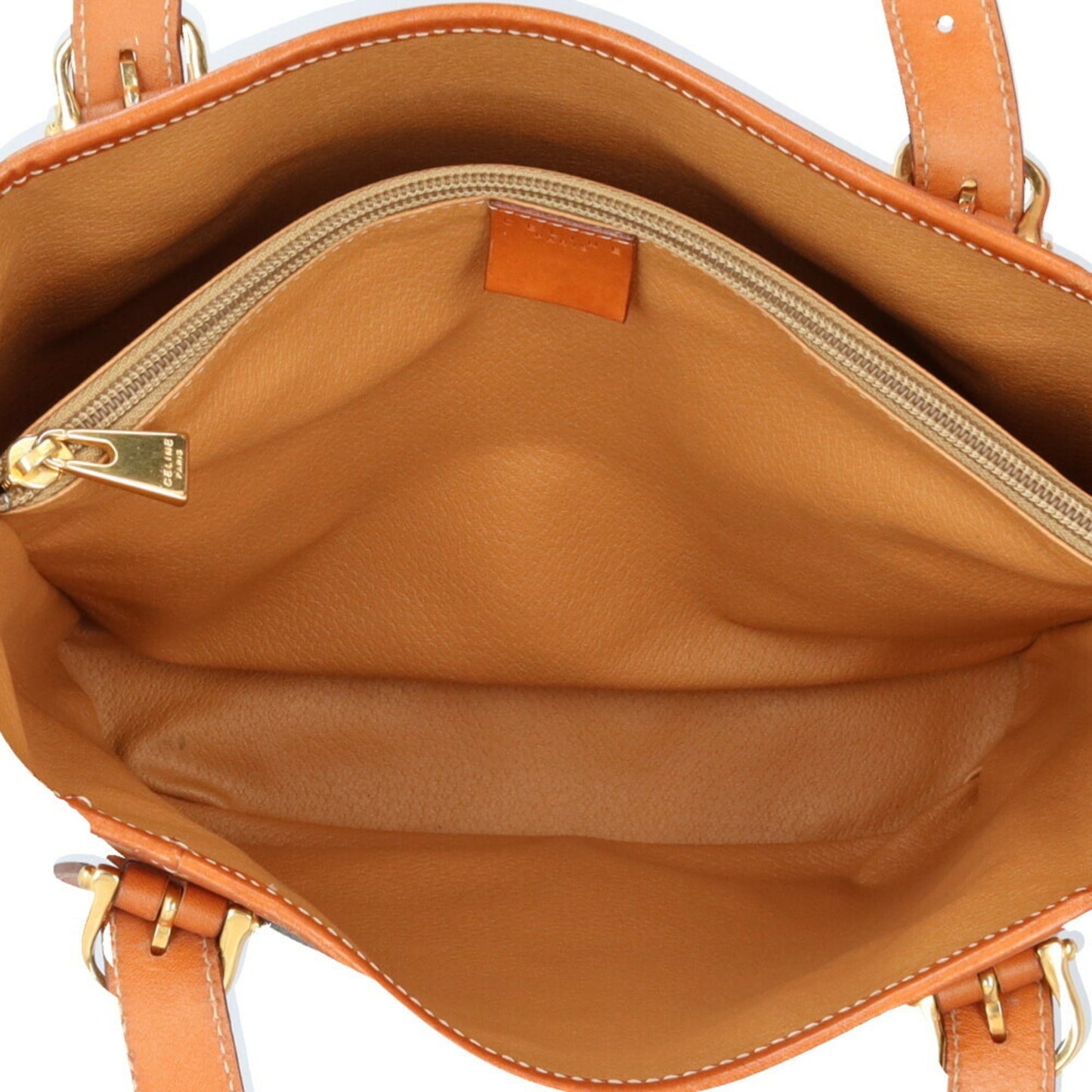 Céline Macadam, Brown, Canvas, shoulder