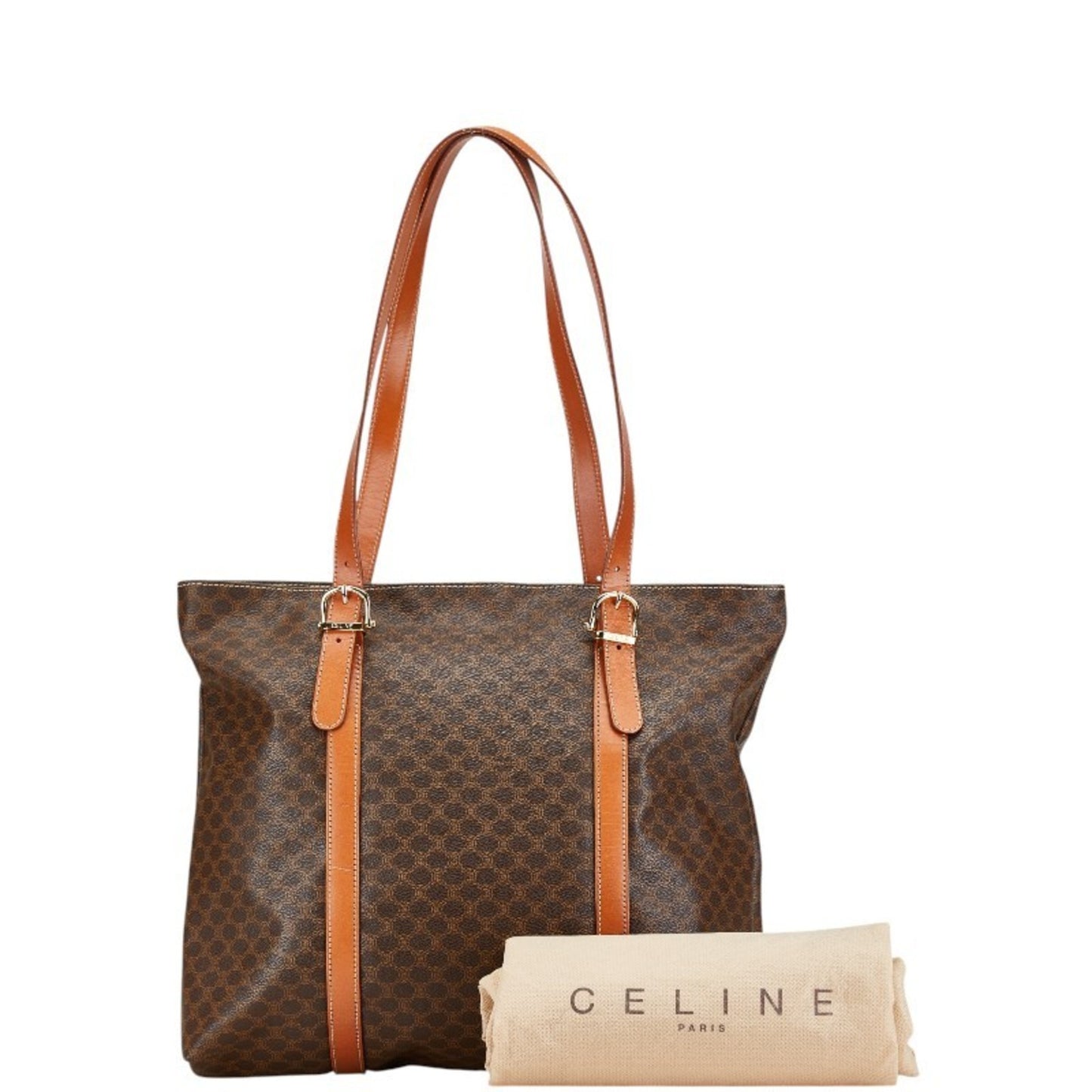 Céline, Brown, Canvas, tote