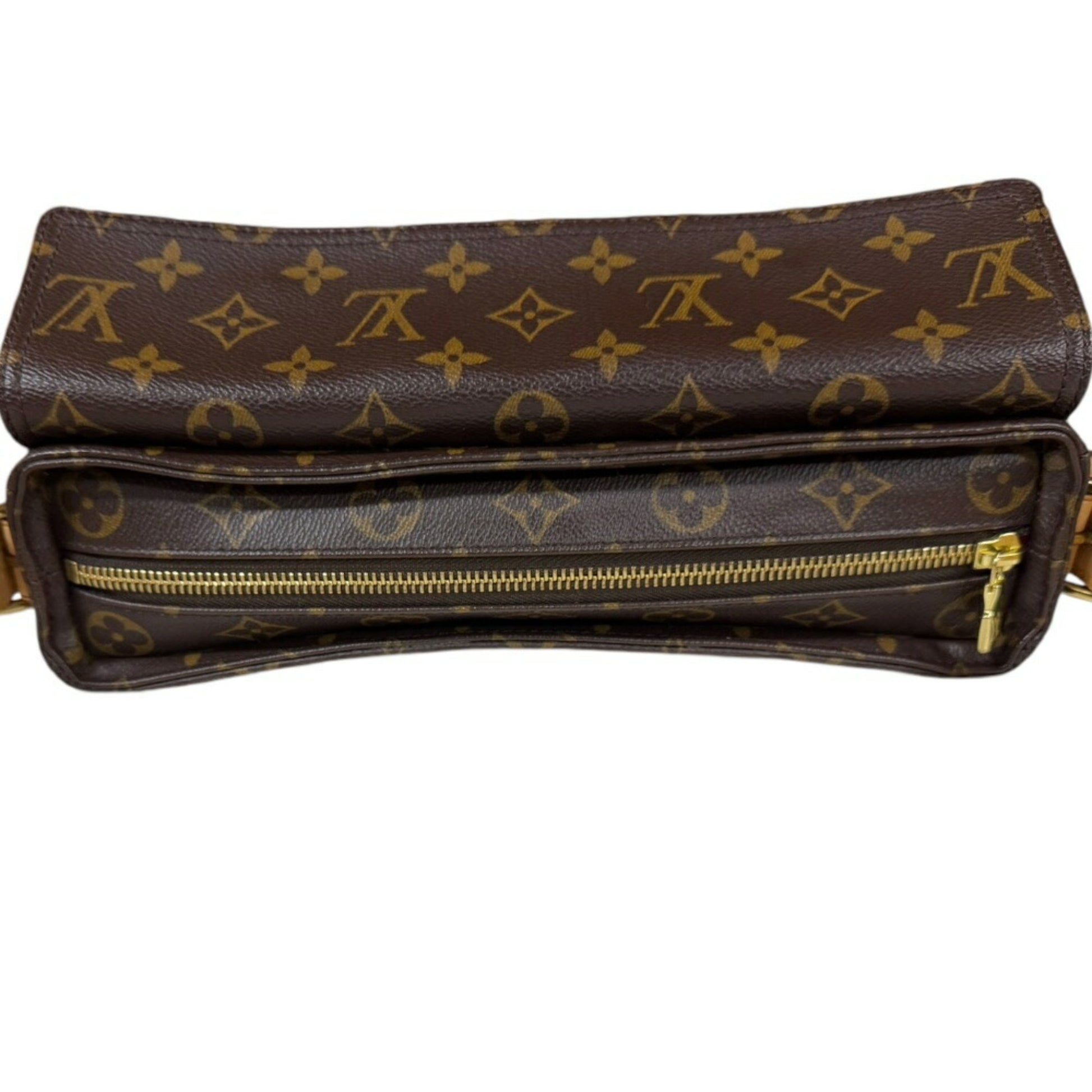 Louis Vuitton Viva Cité, Brown, Canvas, shoulder