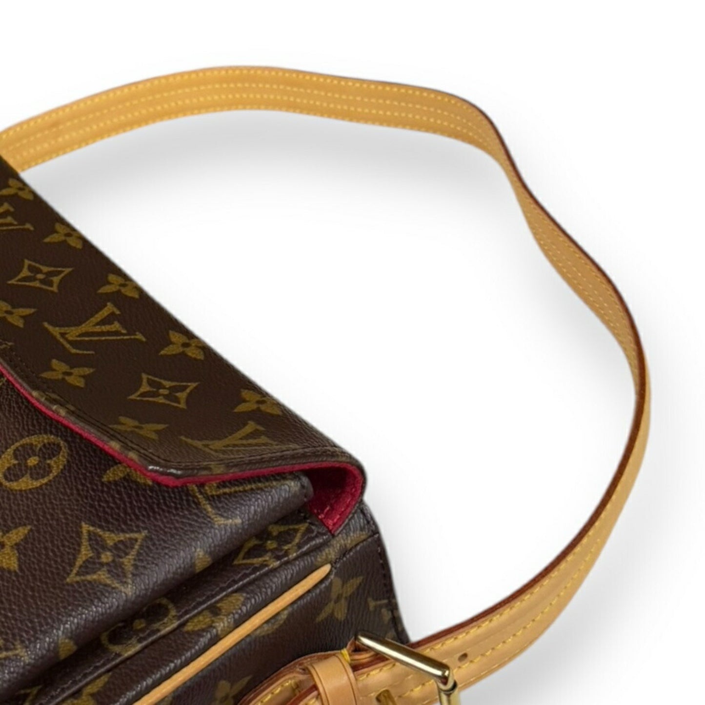 Louis Vuitton Viva Cité, Brown, Canvas, shoulder