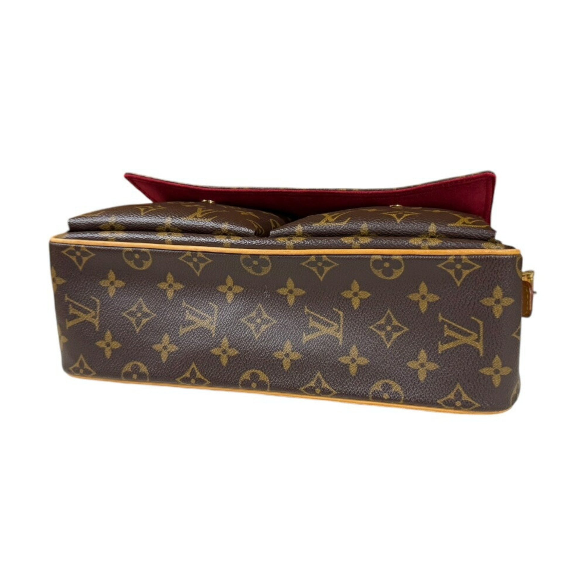 Louis Vuitton Viva Cité, Brown, Canvas, shoulder