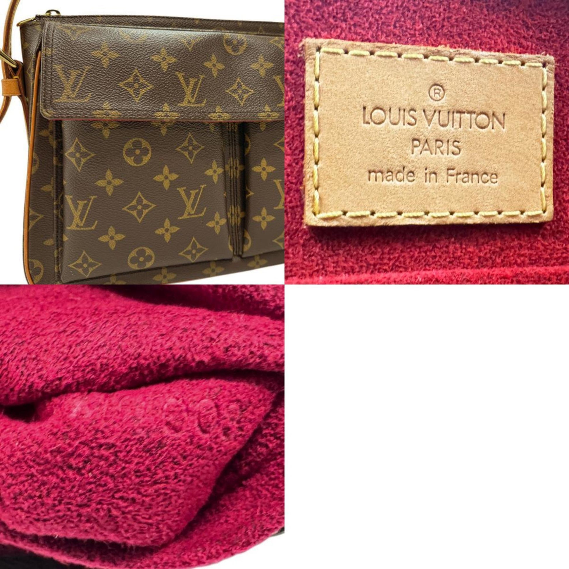 Louis Vuitton Viva Cité, Brown, Canvas, shoulder