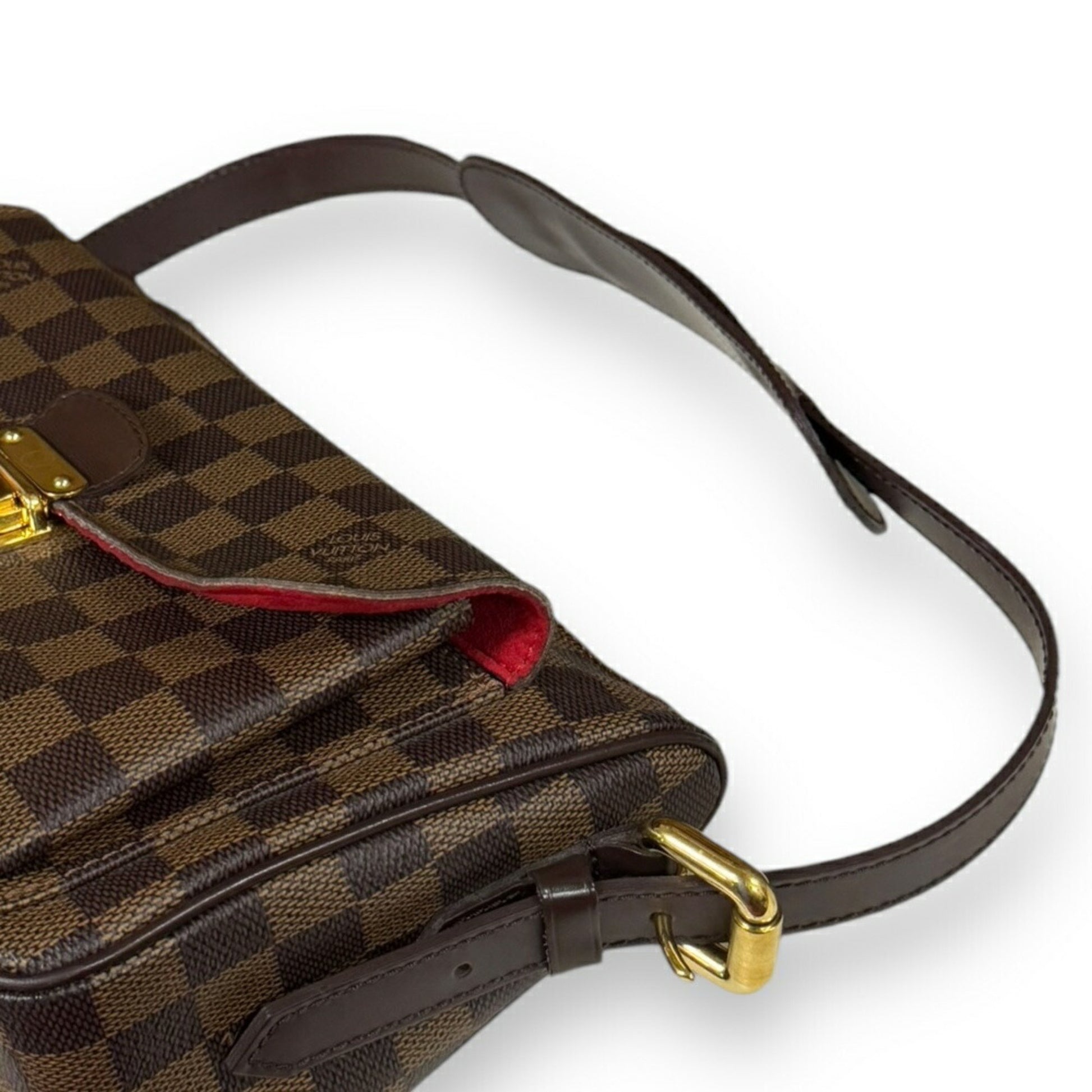 Louis Vuitton Ravello GM, Brown, Canvas, shoulder