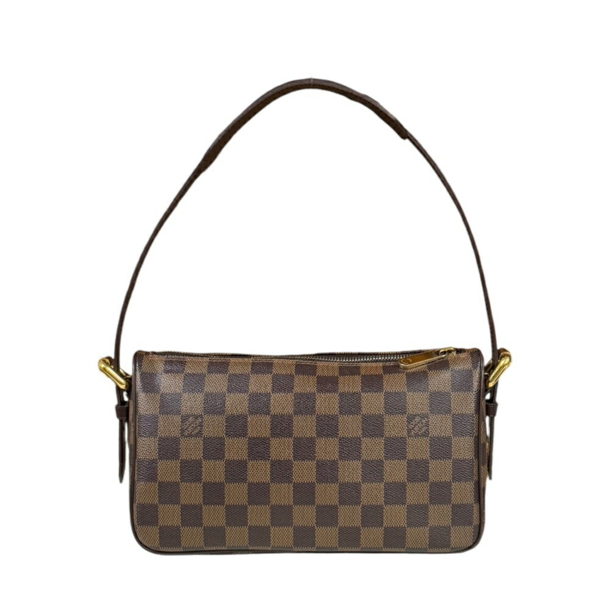 Louis Vuitton Ravello GM, Brown, Canvas, shoulder