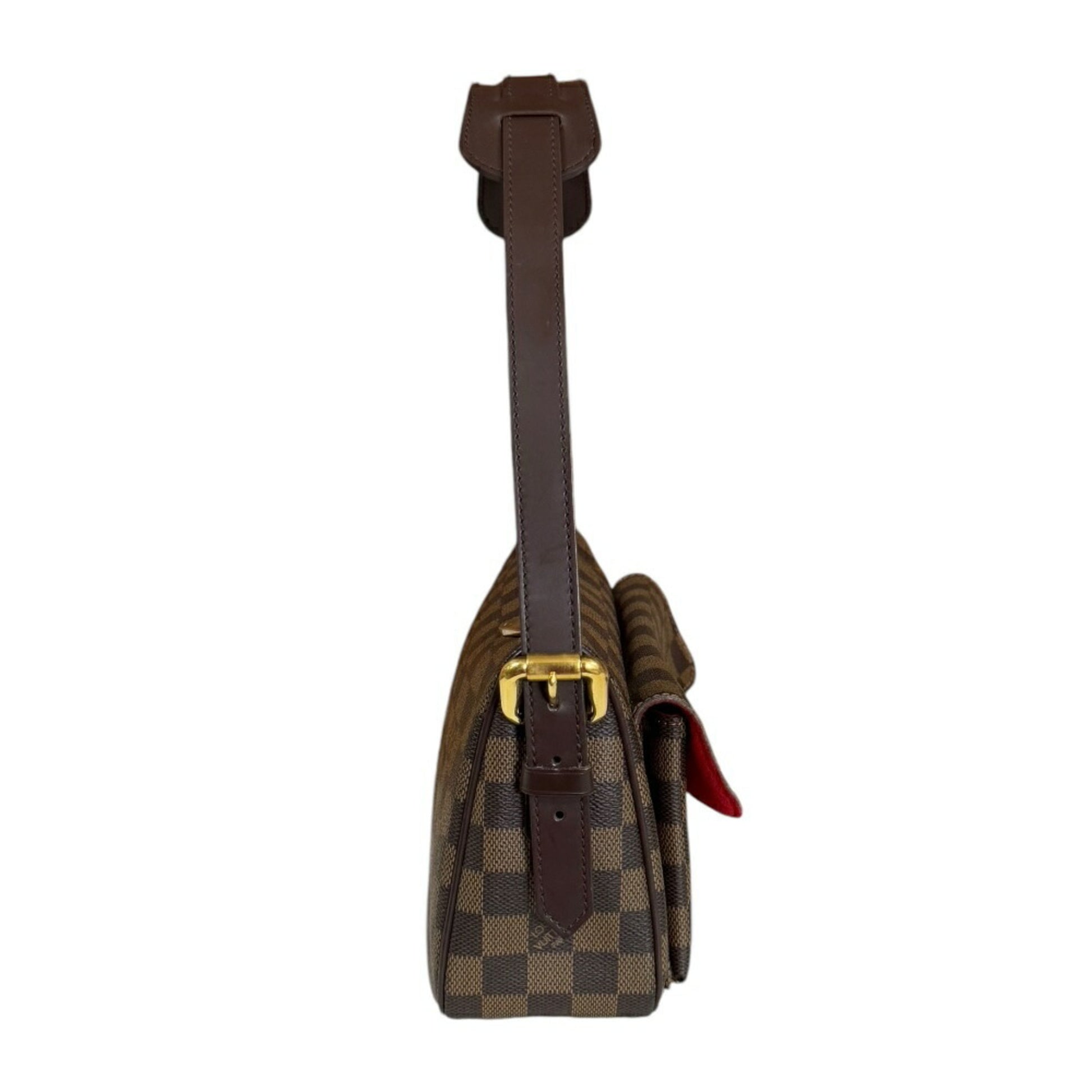 Louis Vuitton Ravello GM, Brown, Canvas, shoulder