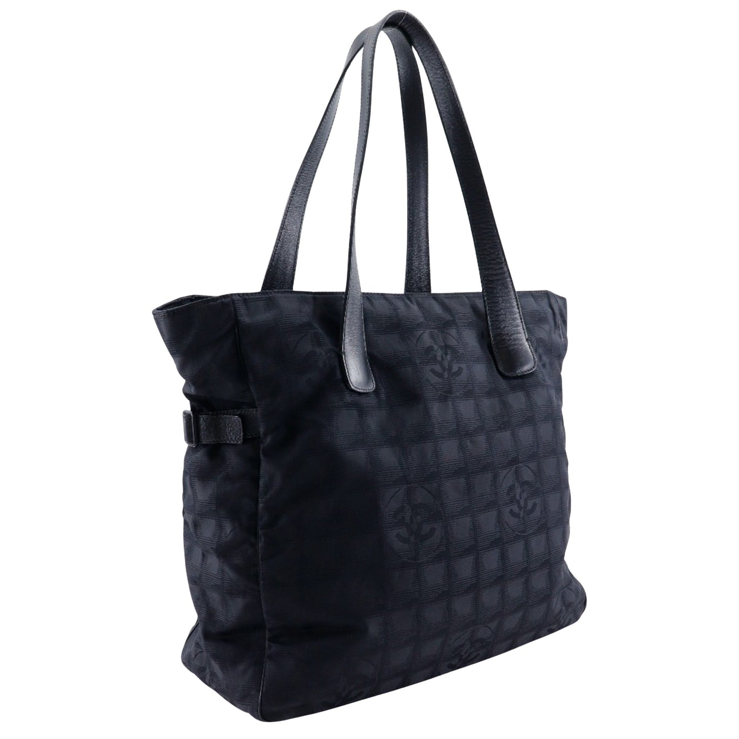 Chanel, Black, Canvas, tote