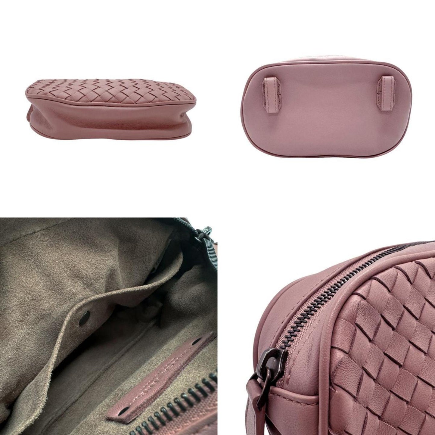 Bottega Veneta Intrecciato, Pink, Leather, shoulder