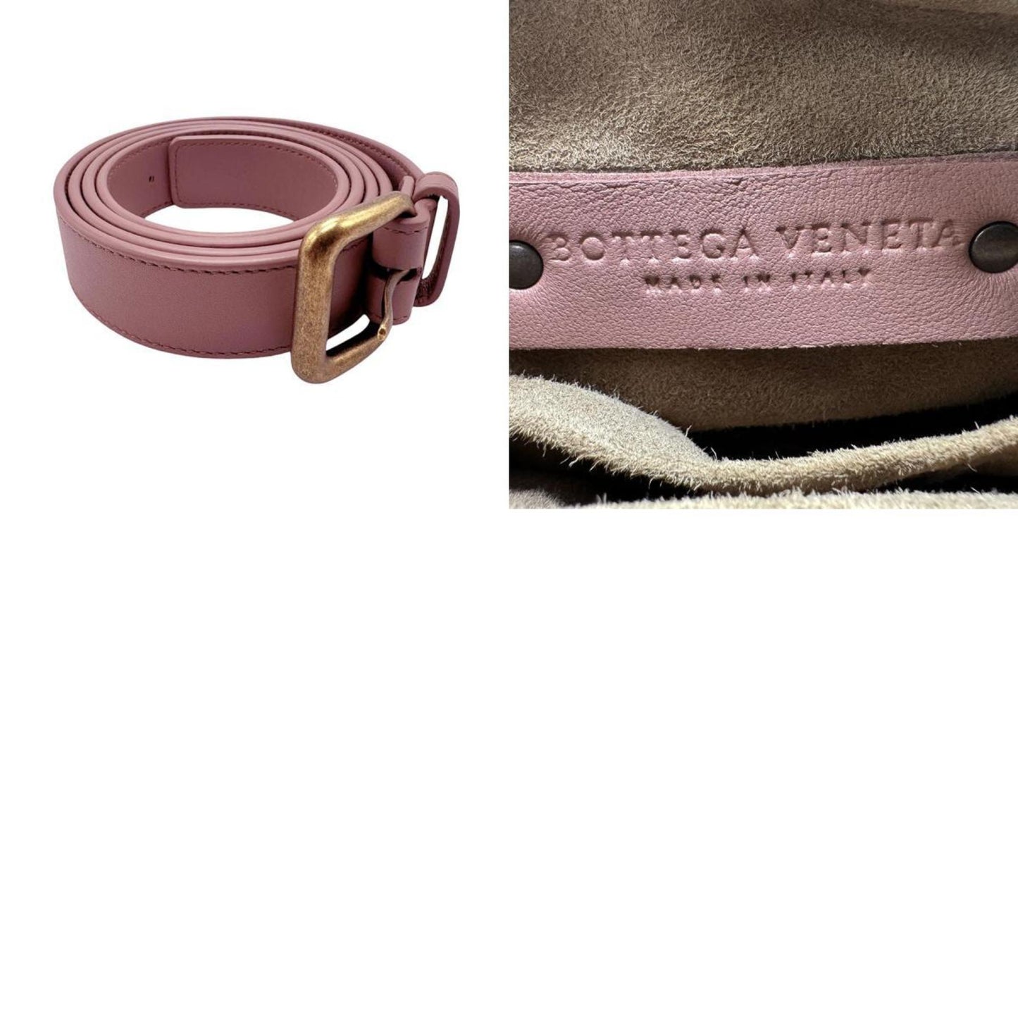 Bottega Veneta Intrecciato, Pink, Leather, shoulder