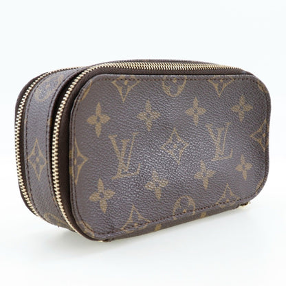 Louis Vuitton Trousse brush PM, Brown, Canvas, clutch
