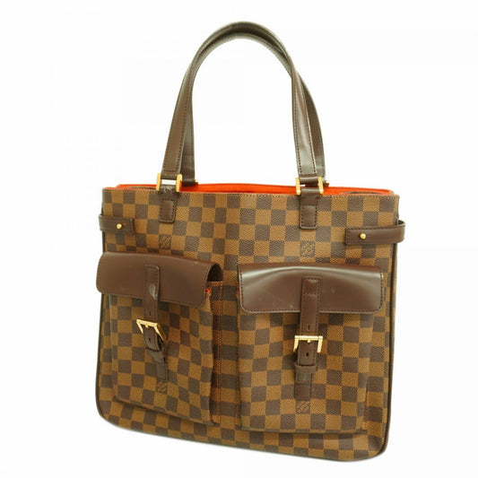 Louis Vuitton Uzes, Brown, Canvas, tote