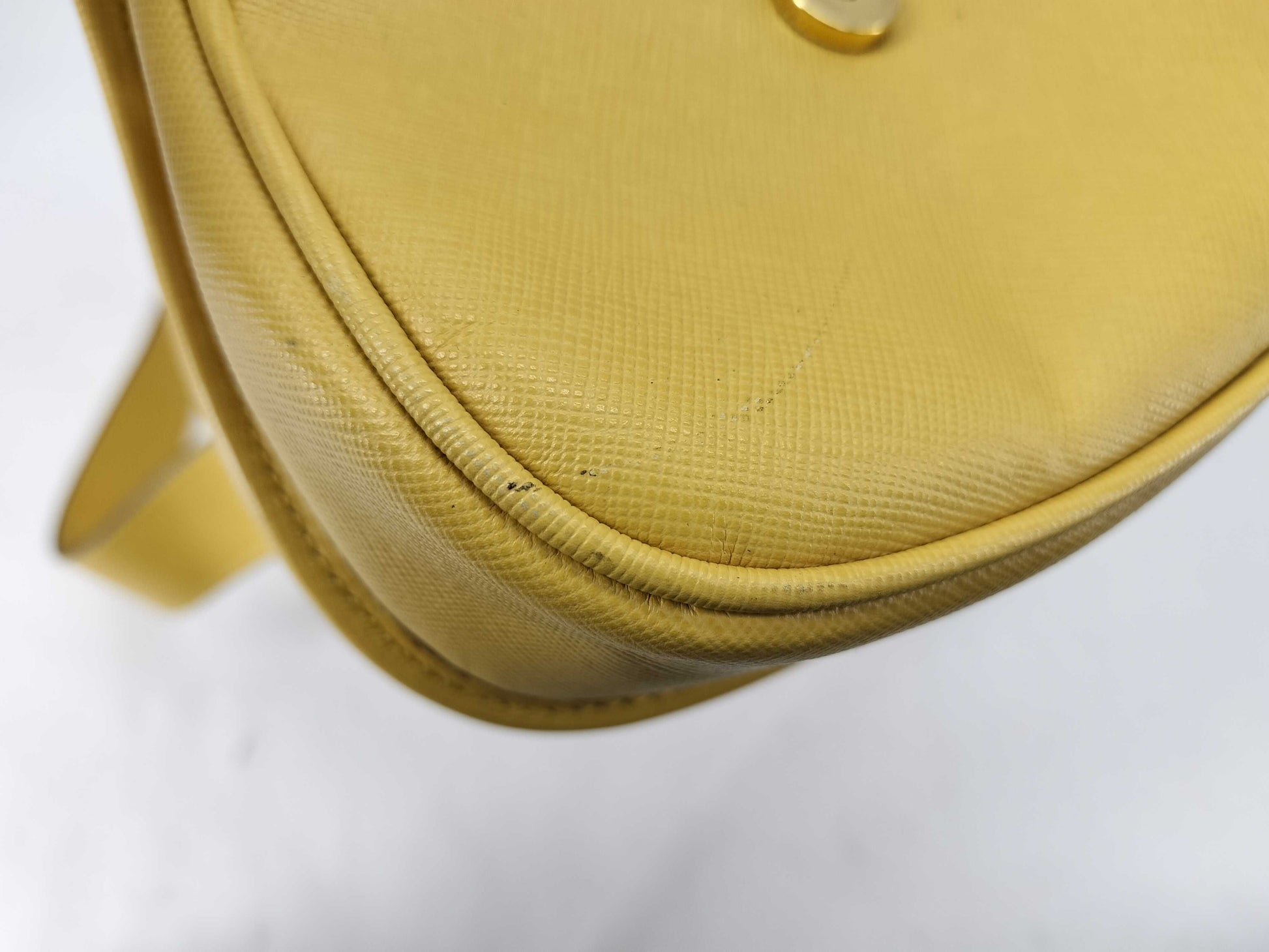 Gucci Front Zip Belt Bag GG Rubber Effect Leather, BROWN, LEATHER, Travel bag