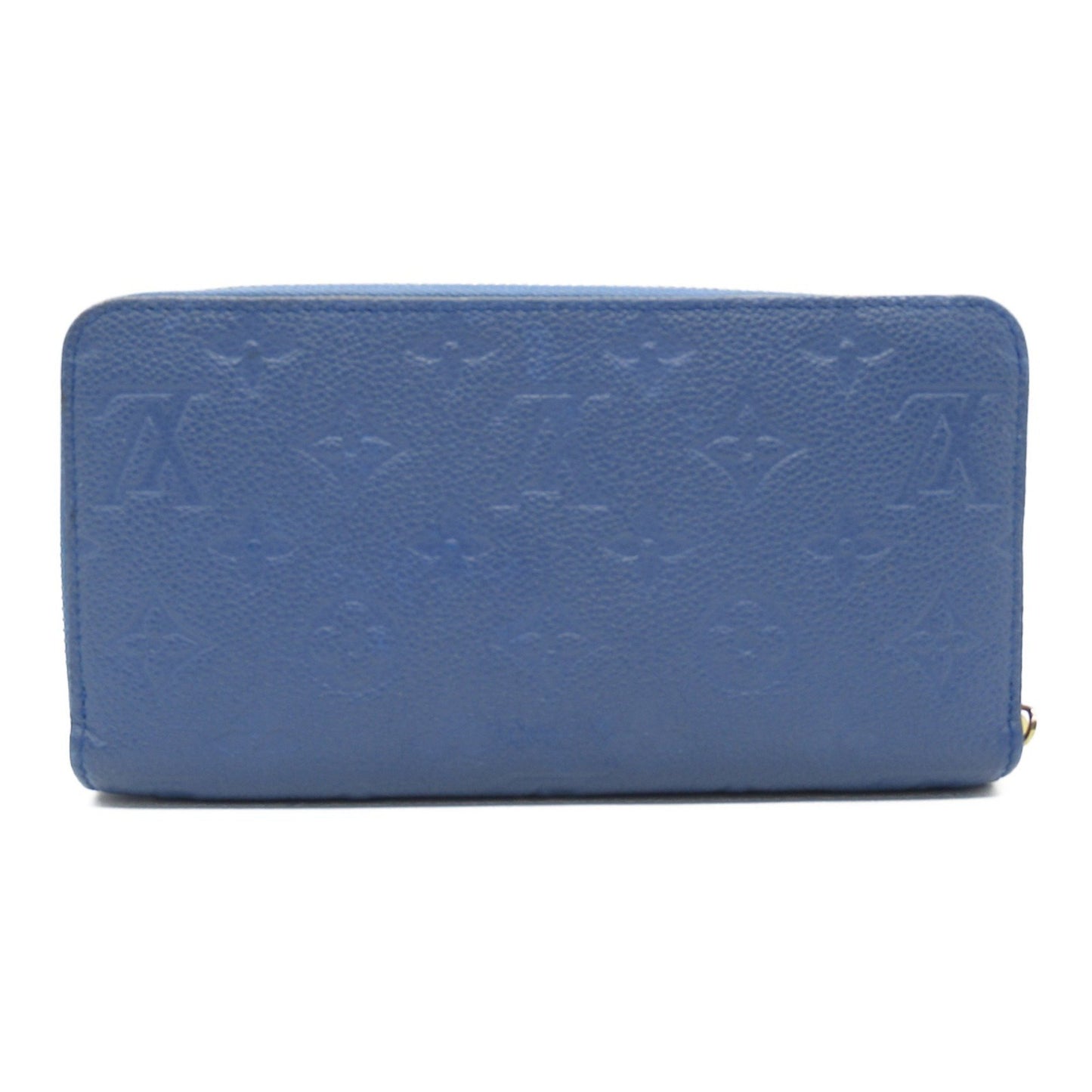 Louis Vuitton Zippy wallet, Blue, Canvas, wallet