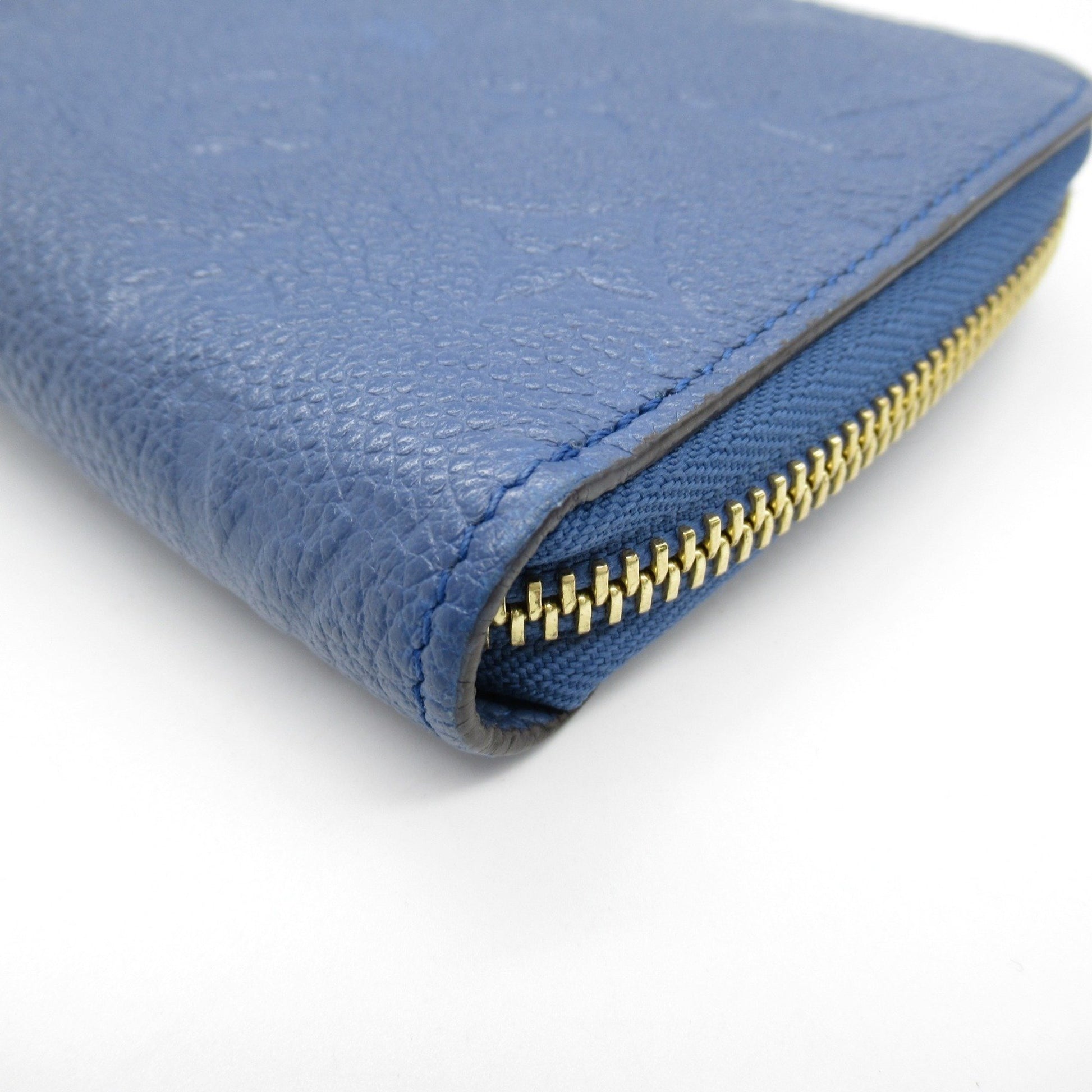 Louis Vuitton Zippy wallet, Blue, Canvas, wallet