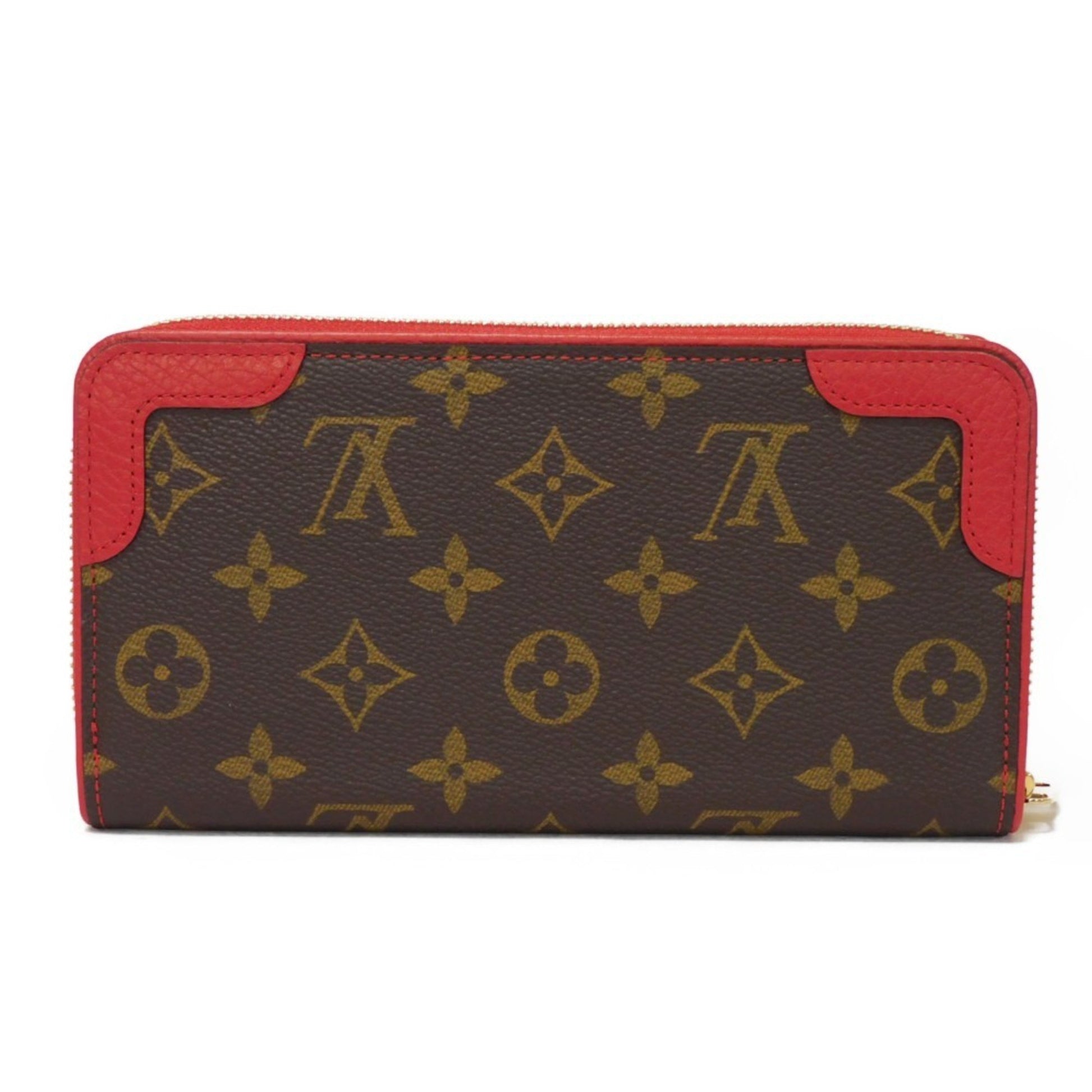 Louis Vuitton Retiro, Brown, Canvas, wallet